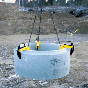 Rohrhebeklemmen und Rohrhebehaken