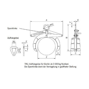 Tigrip® TRU Rundmaterialgreifer