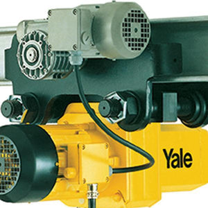 yale cpe elektrokettenzug mit energiewagen und kettentasche