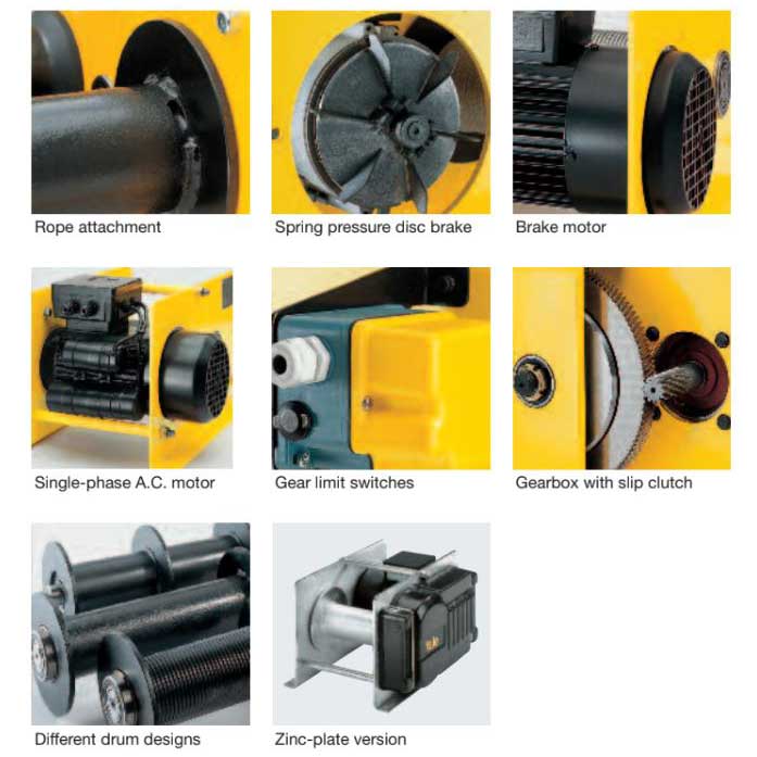 yale elektroseilwinde rpe 